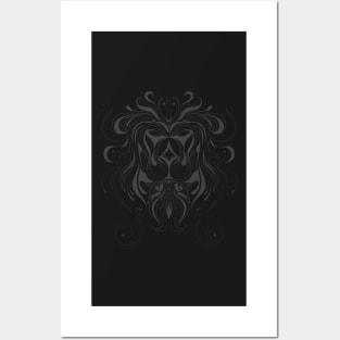 Leo Geometric Artwork Posters and Art